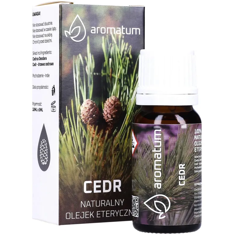 Naturalny olejek eteryczny cedr Aromatum 12 ml