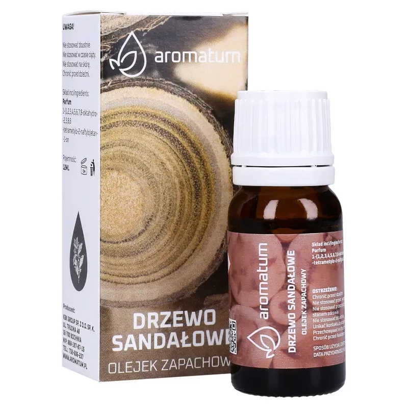 Naturalny olejek eteryczny drzewo sandałowe Aromatum 12 ml