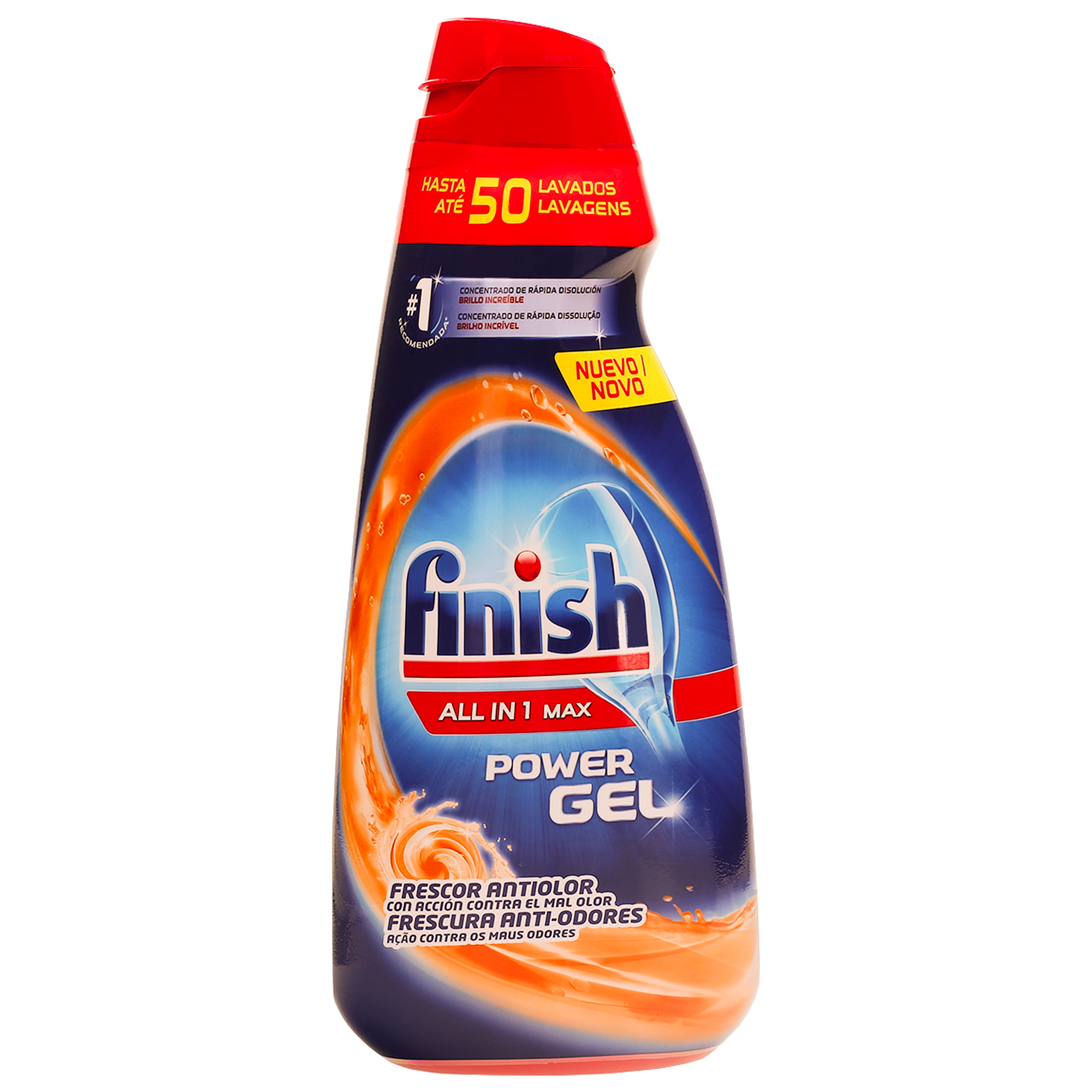Finish All-in-1 Max Żel do Zmywarki Anti Odor 1l