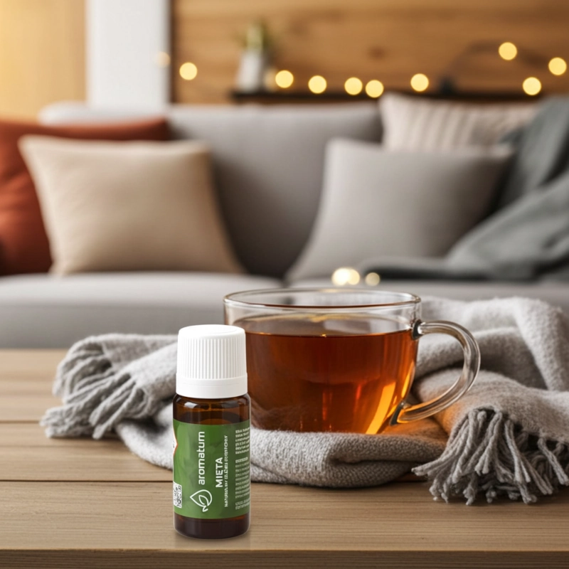 Naturalny olejek eteryczny mięta Aromatum 12 ml