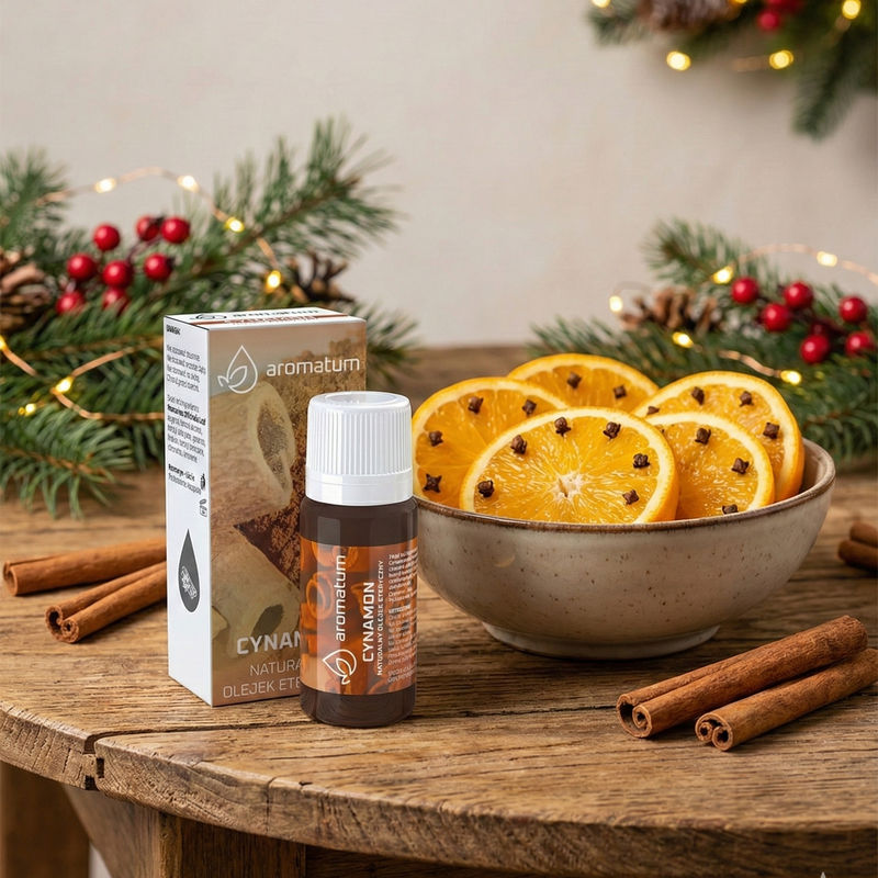 Naturalny olejek eteryczny cynamon Aromatum 12 ml na święta