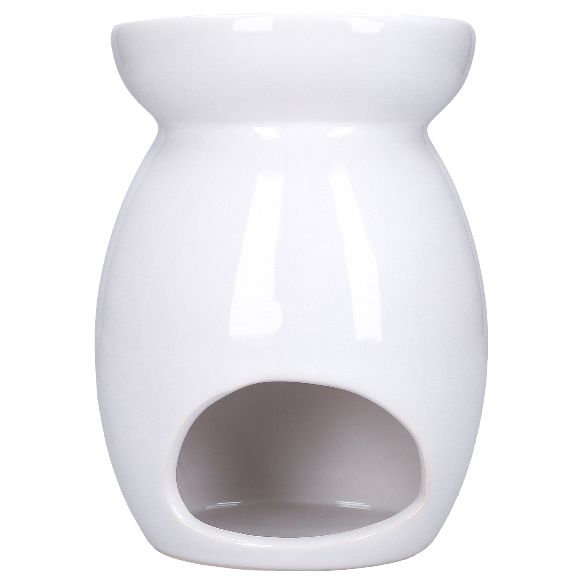 Ceramiczny biały kominek zapachowy do olejków