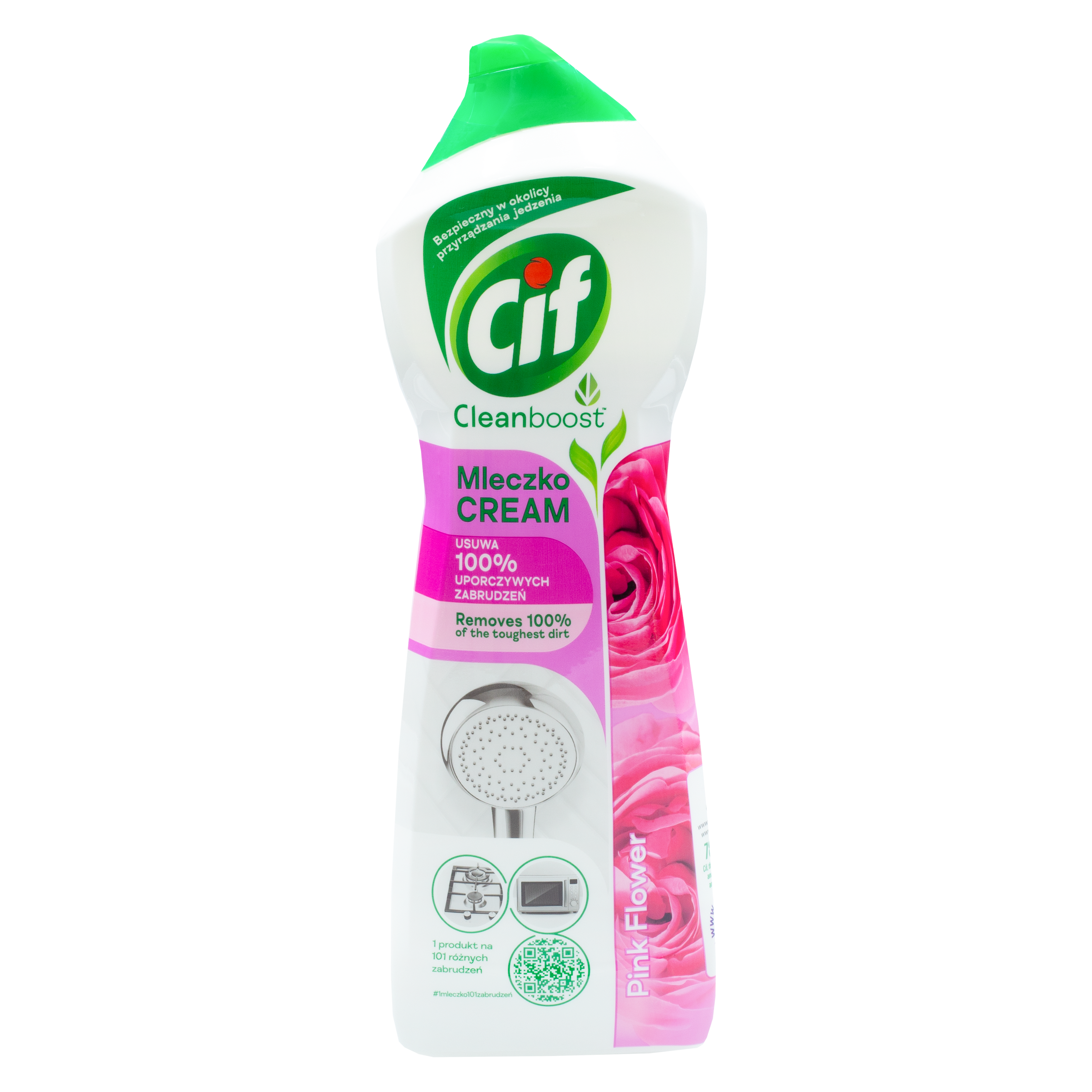 Cif Mleczko do Czyszczenia z Mikrokryształkami Pink 780 g