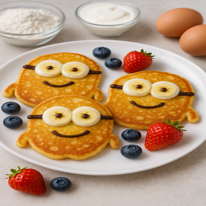 Przepis na placuszki na jogurcie dla dzieci do szkoły