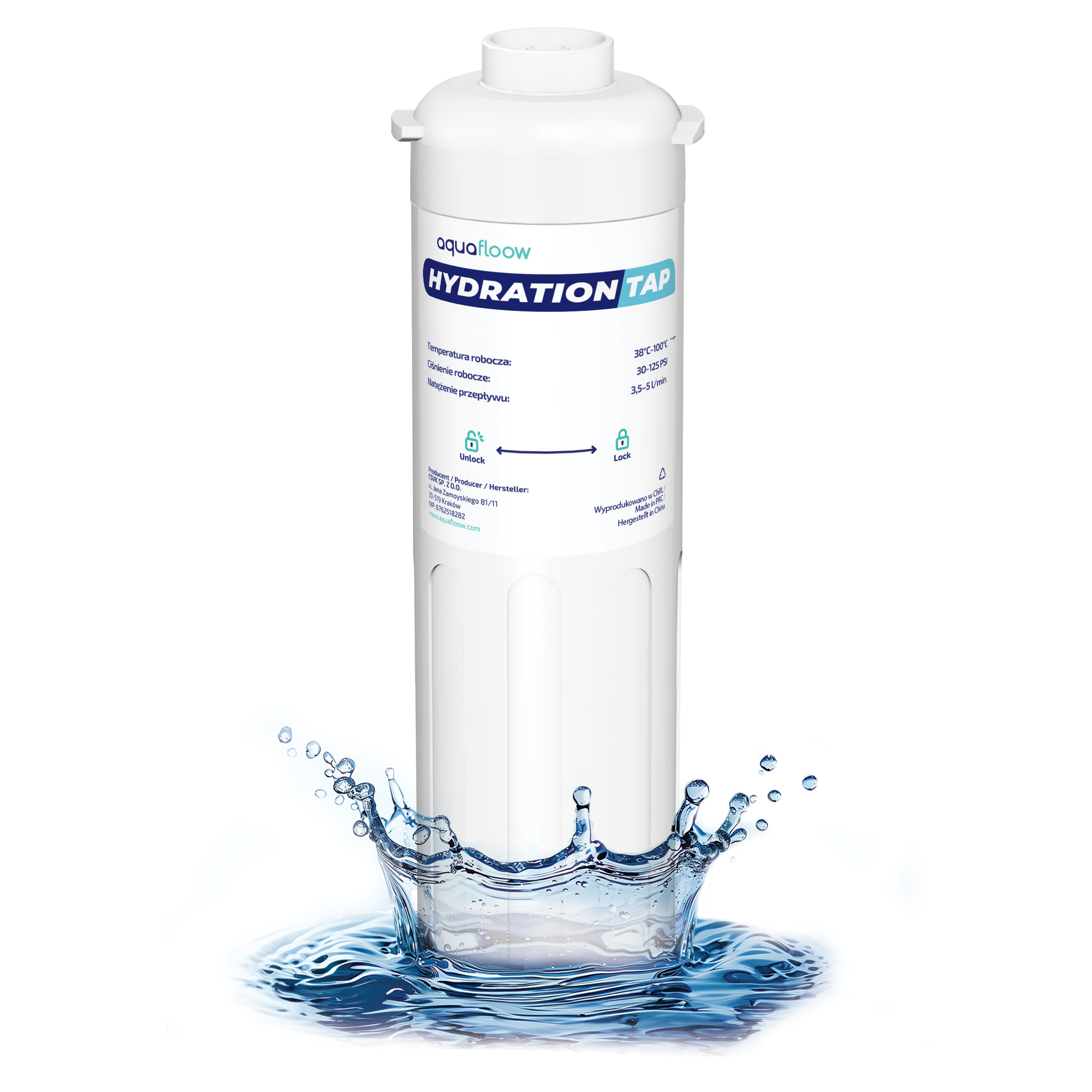 Filtr podzlewowy Aquafloow do systemu filtracji