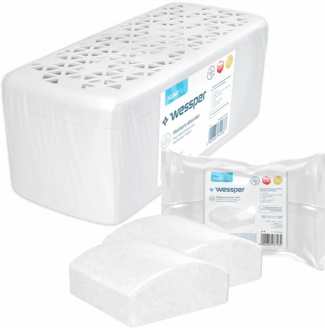 DUŻY POCHŁANIACZ WILGOCI WESSPER + 2x TABLETKA 300g