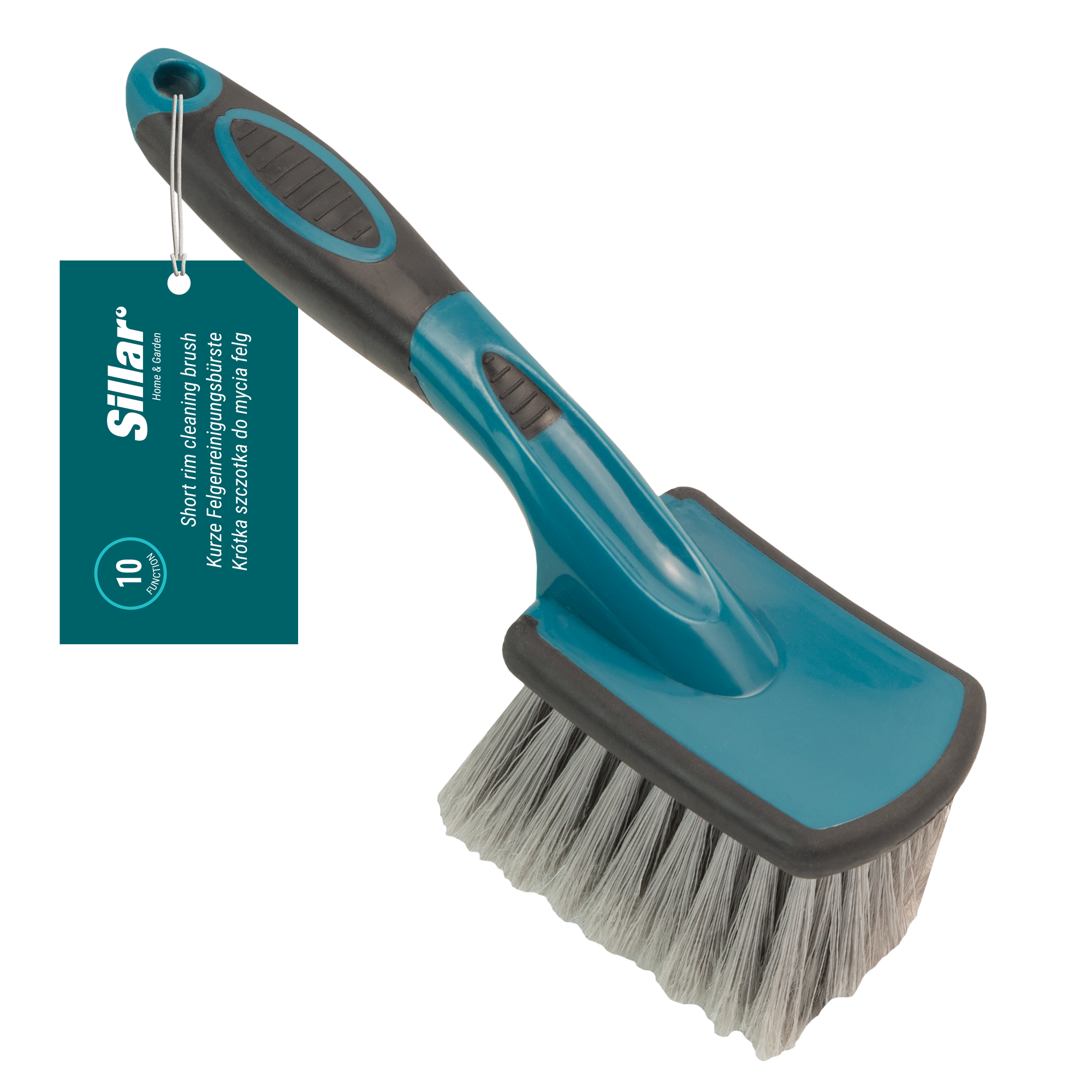 Krótka szczotka do mycia felg Sillar 26 cm