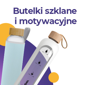 Butelki szklane i motywacyjne