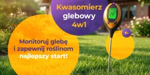 Kwasomierz glebowy 4w1 – monitoruj glebę i zapewnij roślinom najlepszy start