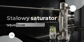 Stalowy saturator Aquafloow – elegancja i funkcjonalność