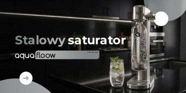 Stalowy saturator Aquafloow – elegancja i funkcjonalność