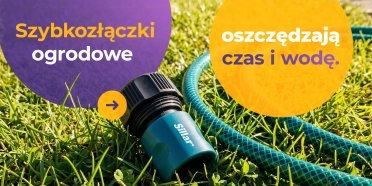 Szybkozłączki ogrodowe: oszczędność czasu i wody.